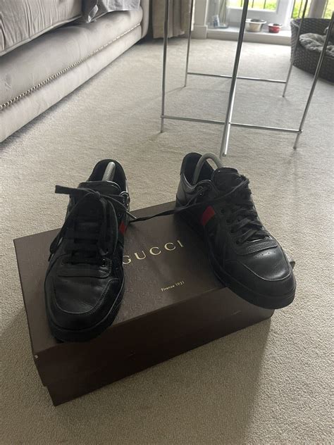 mens gucci trainers ebay uk|mules gucci ebay.